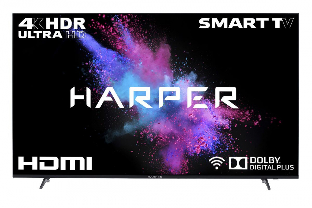 LЕD-телевизор HARPER 50U750TS-UHD-SMART Безрамочный