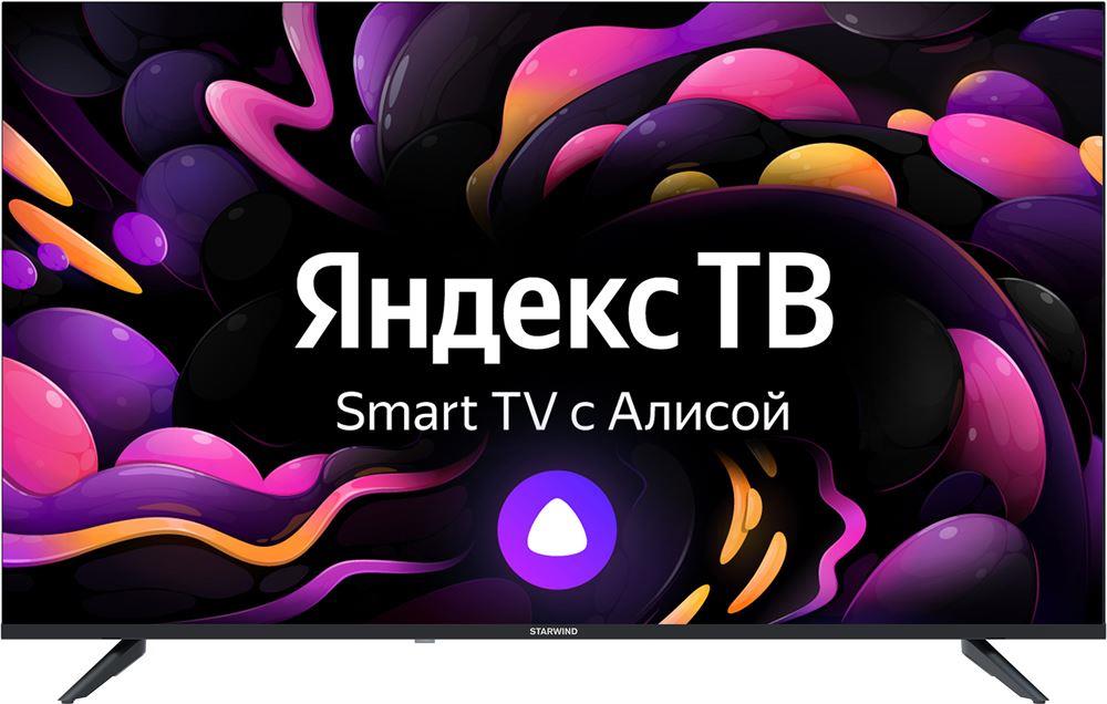 LED-телевизор STARWIND SW-LED43UG403 SMART Яндекс.ТВ Frameless Ultra HD черный