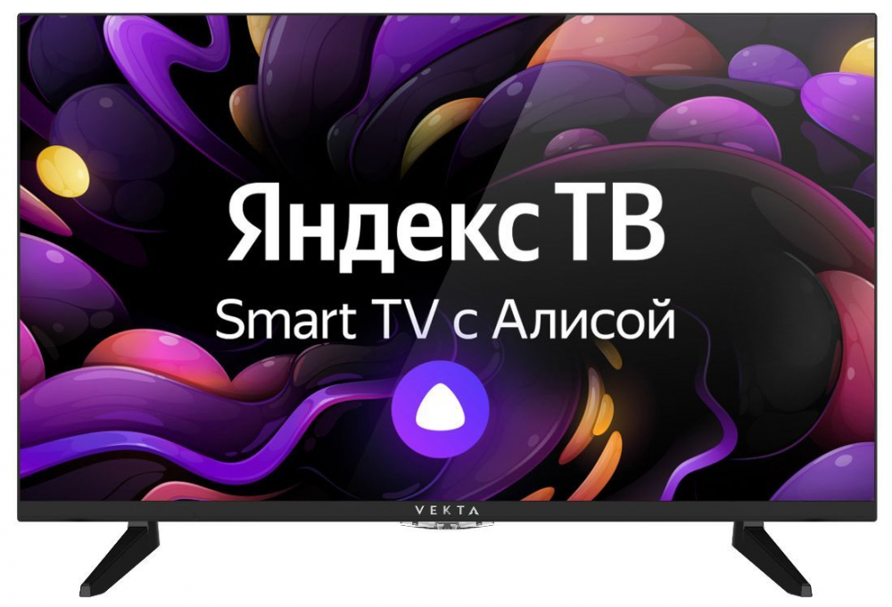 Телевизор VEKTA LD-43SU8921BS SMART TV UltraHD Яндекс безрамочный