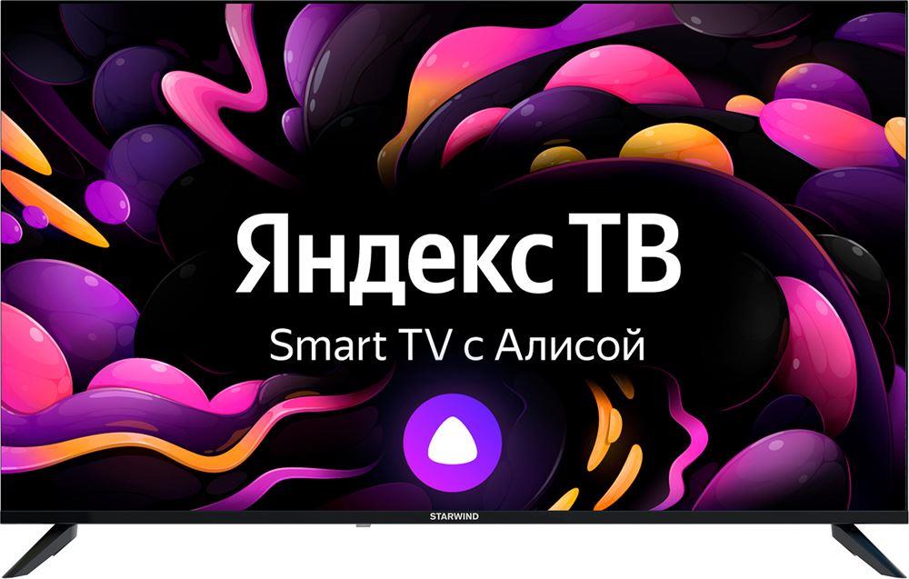 LED-телевизор STARWIND SW-LED50UG403 SMART ОС Яндекс.ТВ Ultra HD черный