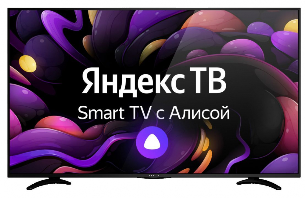 Телевизор VEKTA LD-65SU8815BS SMART TV Яндекс