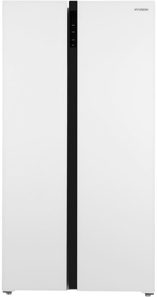 Холодильник HYUNDAI CS5003F белое стекло