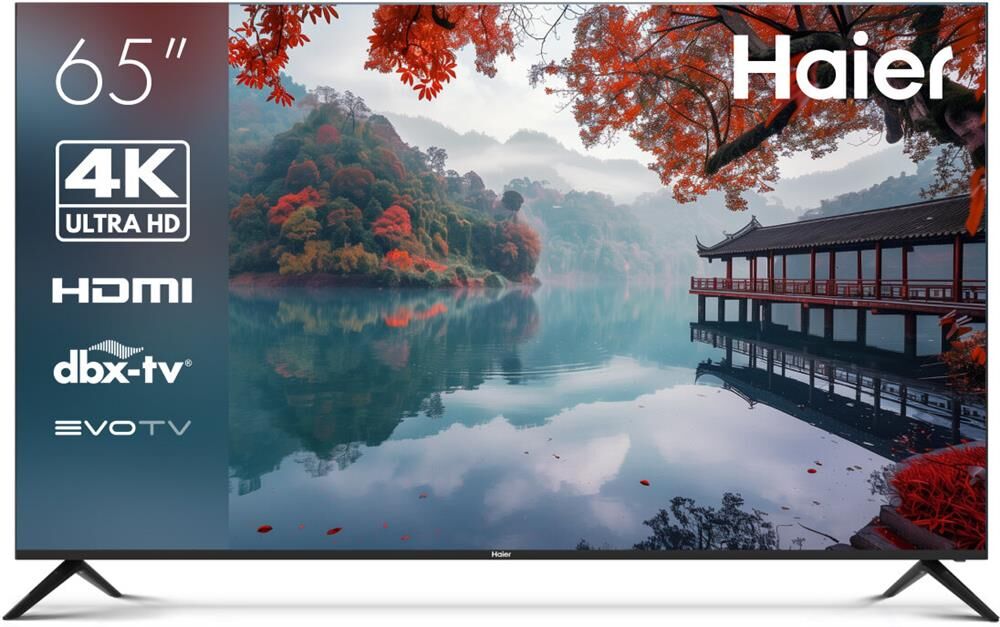 HAIER 65" Телевизор Smart TV M1, 4K Ultra HD, синий, СМАРТ ТВ, Android