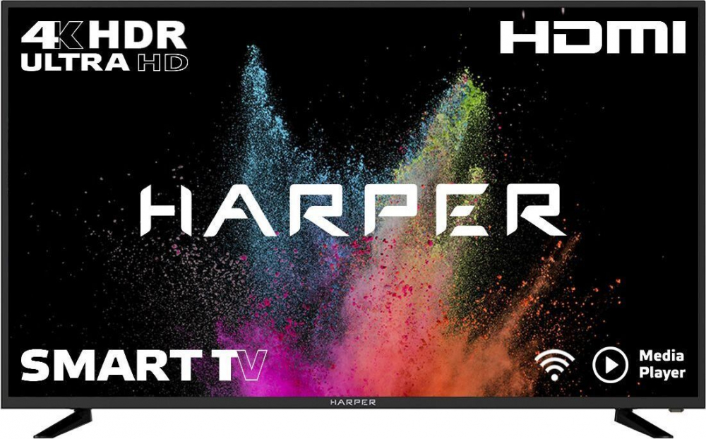 HARPER 55U660TS-UHD-SMART* БЕЗРАМОЧНЫЙ