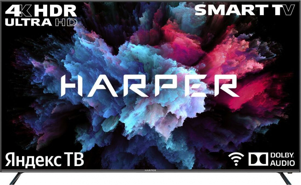 HARPER 75U750TS UHD SMART БЕЗРАМОЧНЫЙ