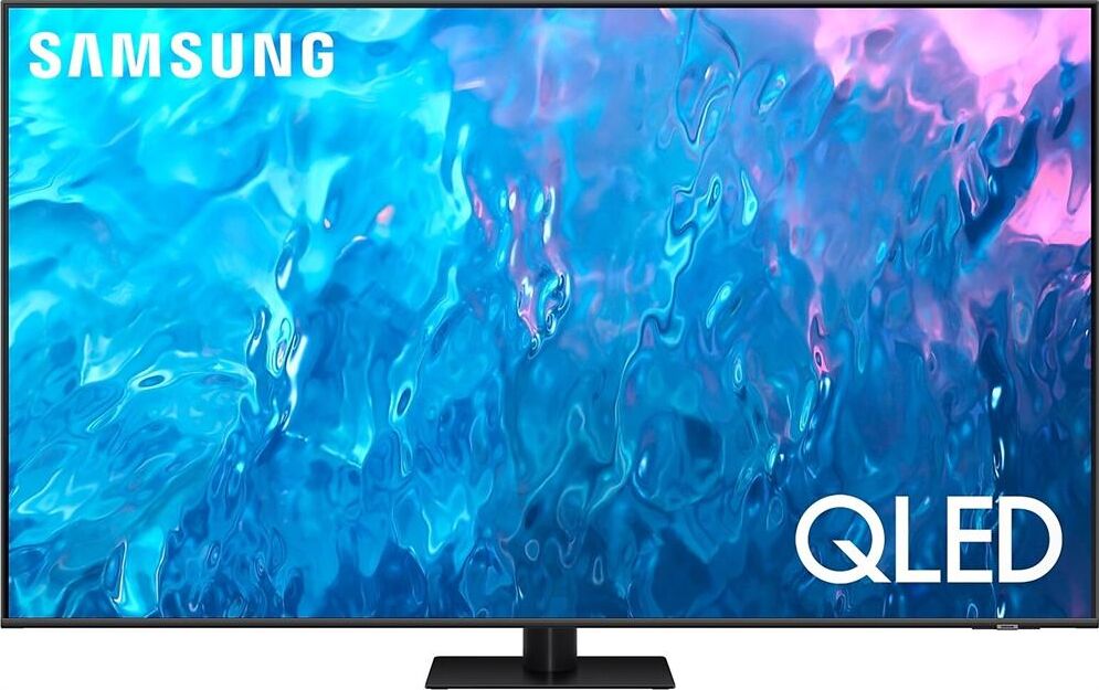 SAMSUNG Телевизор QLED 55" QE55Q70CAUXRU Series 7 серый/черный 4K Ultra HD 120Hz DVB-T DVB-T2 DVB-C DVB-S DVB-S2 USB WiFi Smart TV