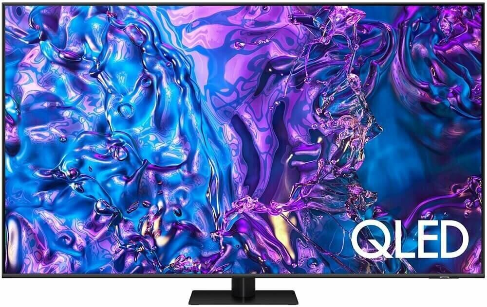 SAMSUNG 55" Телевизор QE55Q70DAUXRU, QLED, 4K Ultra HD, черный, СМАРТ ТВ, Tizen OS