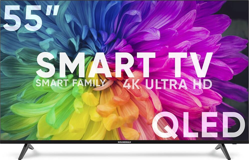 SOUNDMAX SM-QLED55T21SU UHD SMART