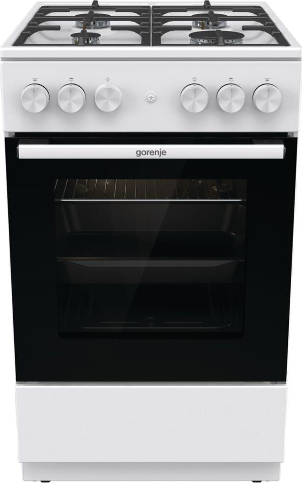 GORENJE Плита Газовая GG5A11WF белый (без крышки) реш.чугун