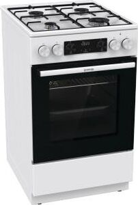 GORENJE Плита Комбинированная GK5C60WJ белый (без крышки) реш.сталь